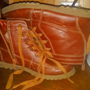 Comfy Brown Leather Church Shoes